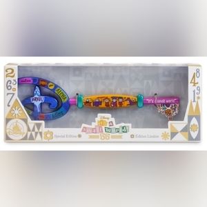 Disney It's A Small World 55th Anniversary Collectible Key NIB